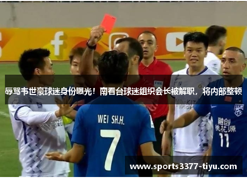 辱骂韦世豪球迷身份曝光！南看台球迷组织会长被解职，将内部整顿